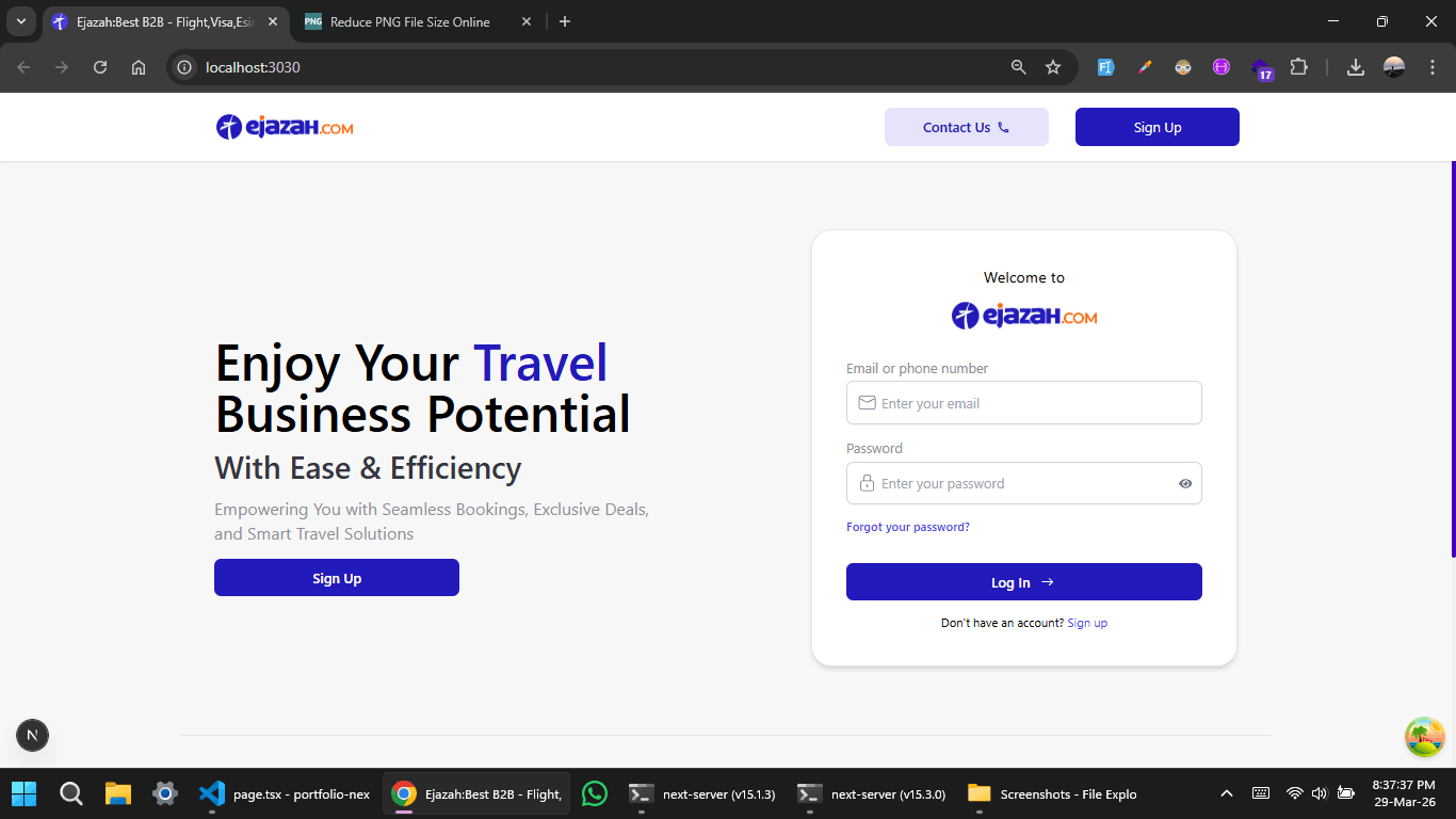 B2B.Ejazah.com - Your all in one travel partner