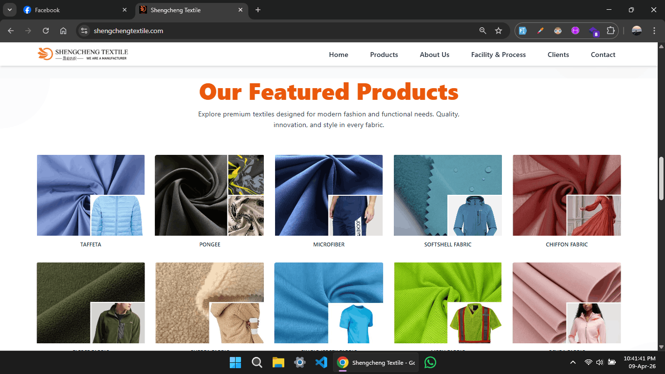 Hover Shengcheng Textile (Laravel)