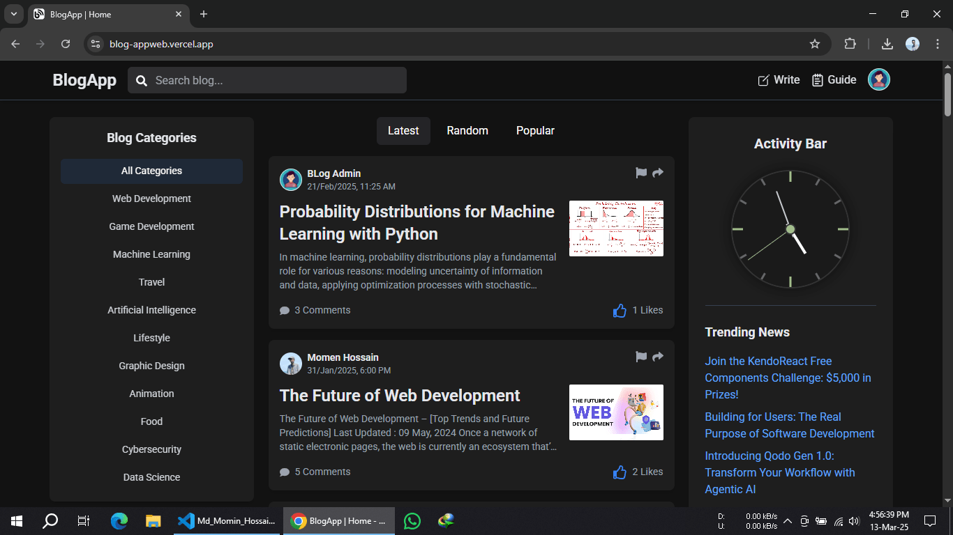 Blog Application