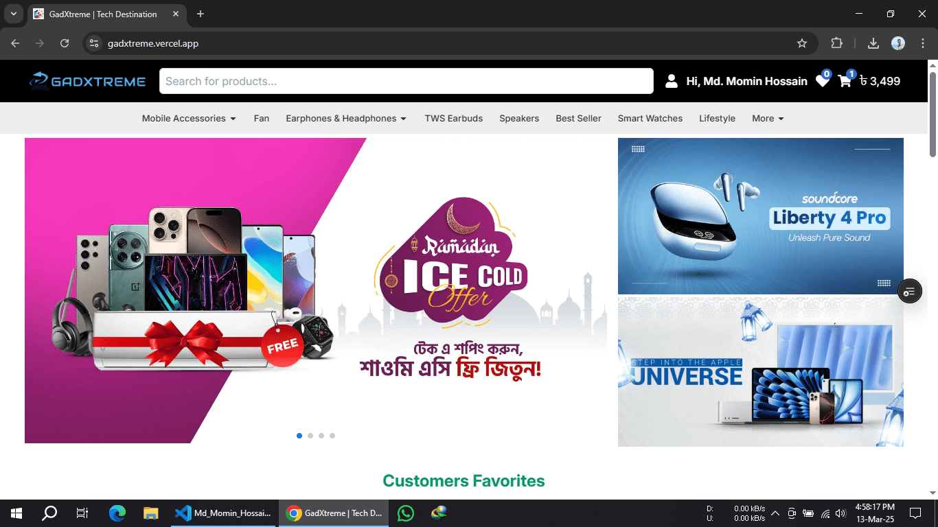 Gadxtreme (Gadget E-commerce)