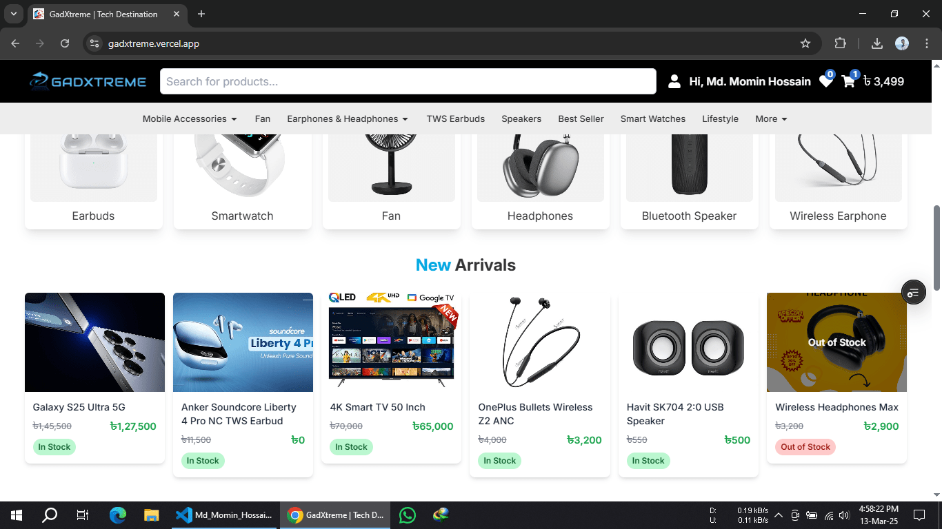 Hover Gadxtreme (Gadget E-commerce)