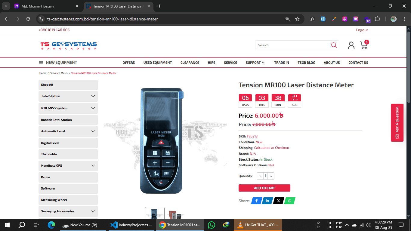 Hover TS-Geosystems Bangladesh